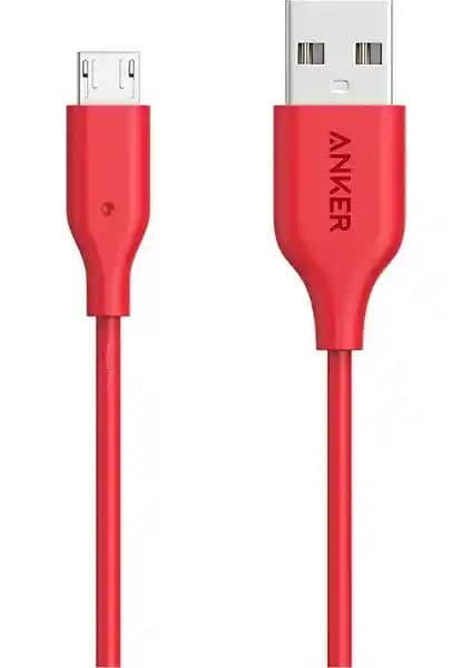 Anker PowerLine Micro USB Kablosu Güç ve Dayanıklılık Sunan Hızlı Şarj ve Veri Aktarım Kablosu