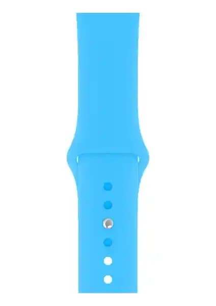 Apple Watch için Şık ve Dayanıklı Silikon Kayışlar Seri 1’den 8’e Uyumlu