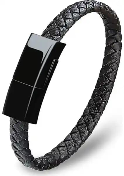 Codegen Apple Uyumlu Deri Bileklik Şarj ve Data Kablosu: Estetik ve Fonksiyonellik