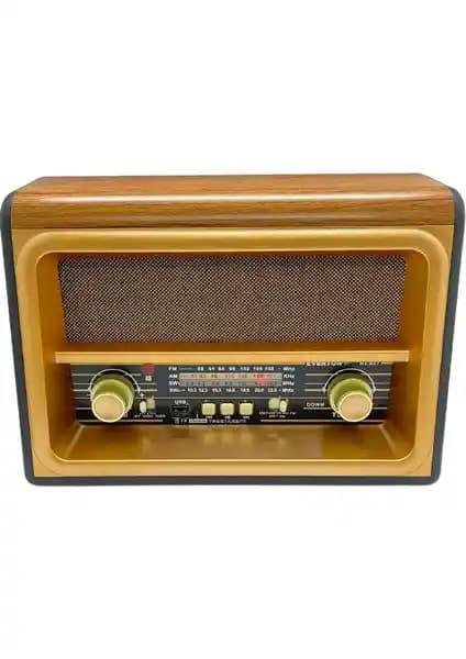 Everton RRT-827 Ahşap Bluetooth Nostaljik Radyo: Çok Fonksiyonlu ve Şık Tasarım