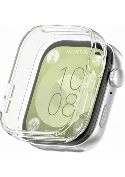 Fibaks Huawei Watch Fit 3 için yüksek koruma sağlayan silikon kılıfı detaylı inceleme