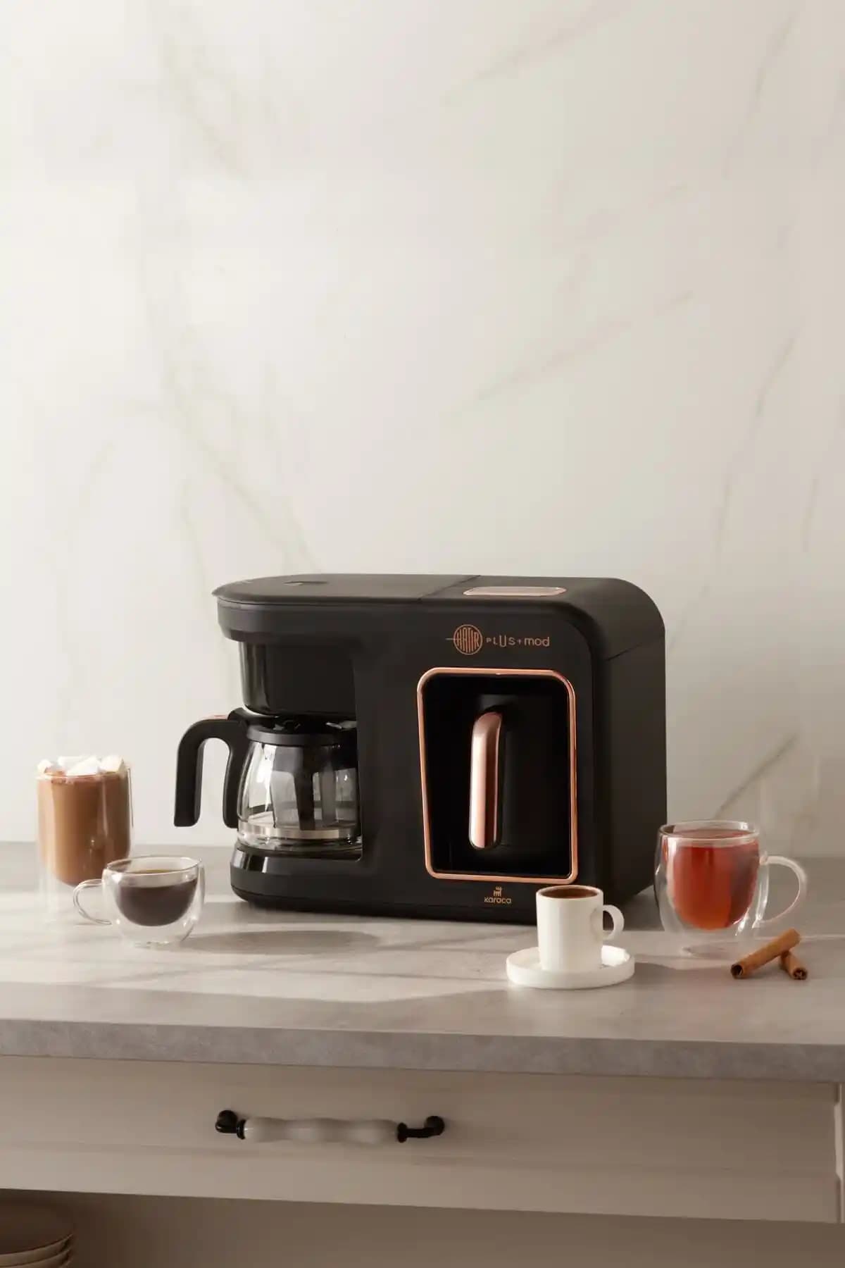 Karaca Hatır Plus Mod 5 In 1 Türk Kahve Makinesi Çok Fonksiyonlu Modern Tasarım