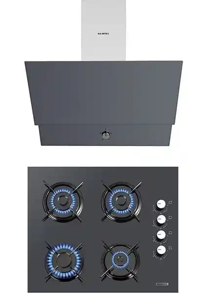 Kumtel Antrasit 2'li Mutfak Seti Modern Tasarım ve Yüksek Performans Sağlar