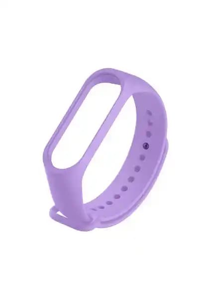 Kyver Lila Silikon Kordon Mi Band 3 ve 4 İçin Dayanıklı ve Şık Tasarım