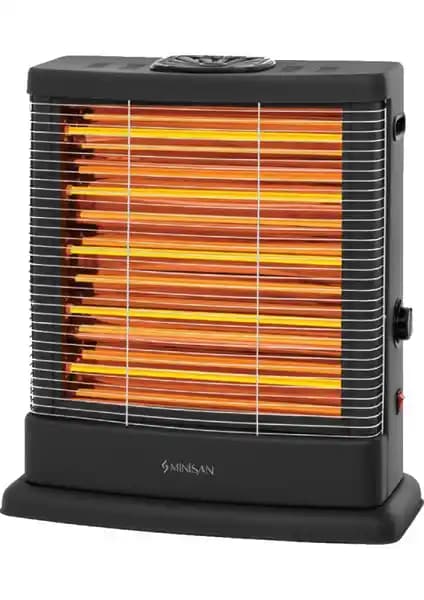 Minisan Maxi Ms-2500 Elektrikli Isıtıcı Soba: Modern Tasarım ve Yüksek Performanslı Isıtıcı Çözümü