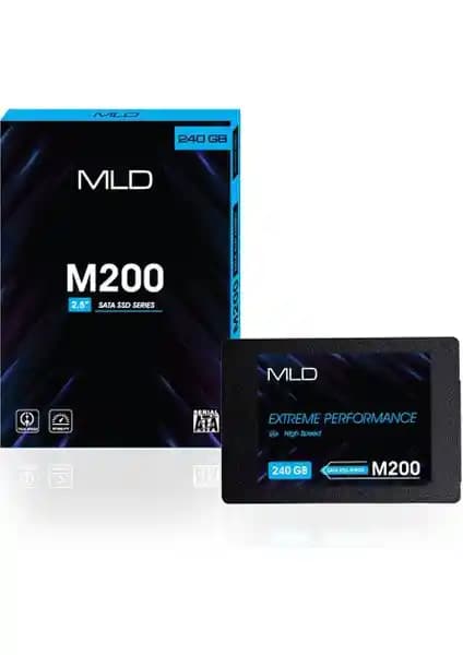 MLD M200 240GB SATA3 SSD ile Yüksek Hızlı ve Güvenilir Depolama Çözümü