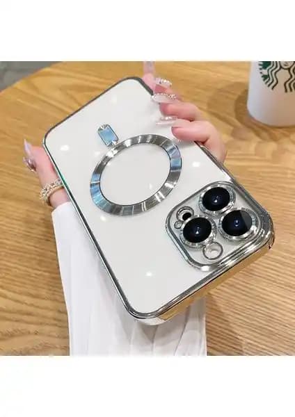 MobaxAksesuar Apple iPhone 15 Pro Max Şeffaf Silikon Kılıfı Güçlü Koruma ve Şık Tasarım