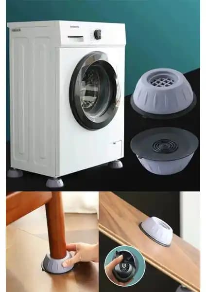 Omilife Beyaz Eşya Altlığı ile Çamaşır Makinesi Titreşim ve Gürültü Kontrolü