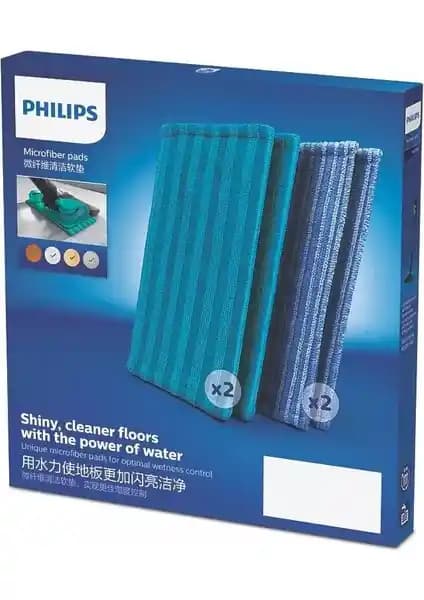 Philips XV1700/01 Aqua Plus Başlık Pedleri Temizlik Performansını Artıran Yedek Mikrofiber Pedler
