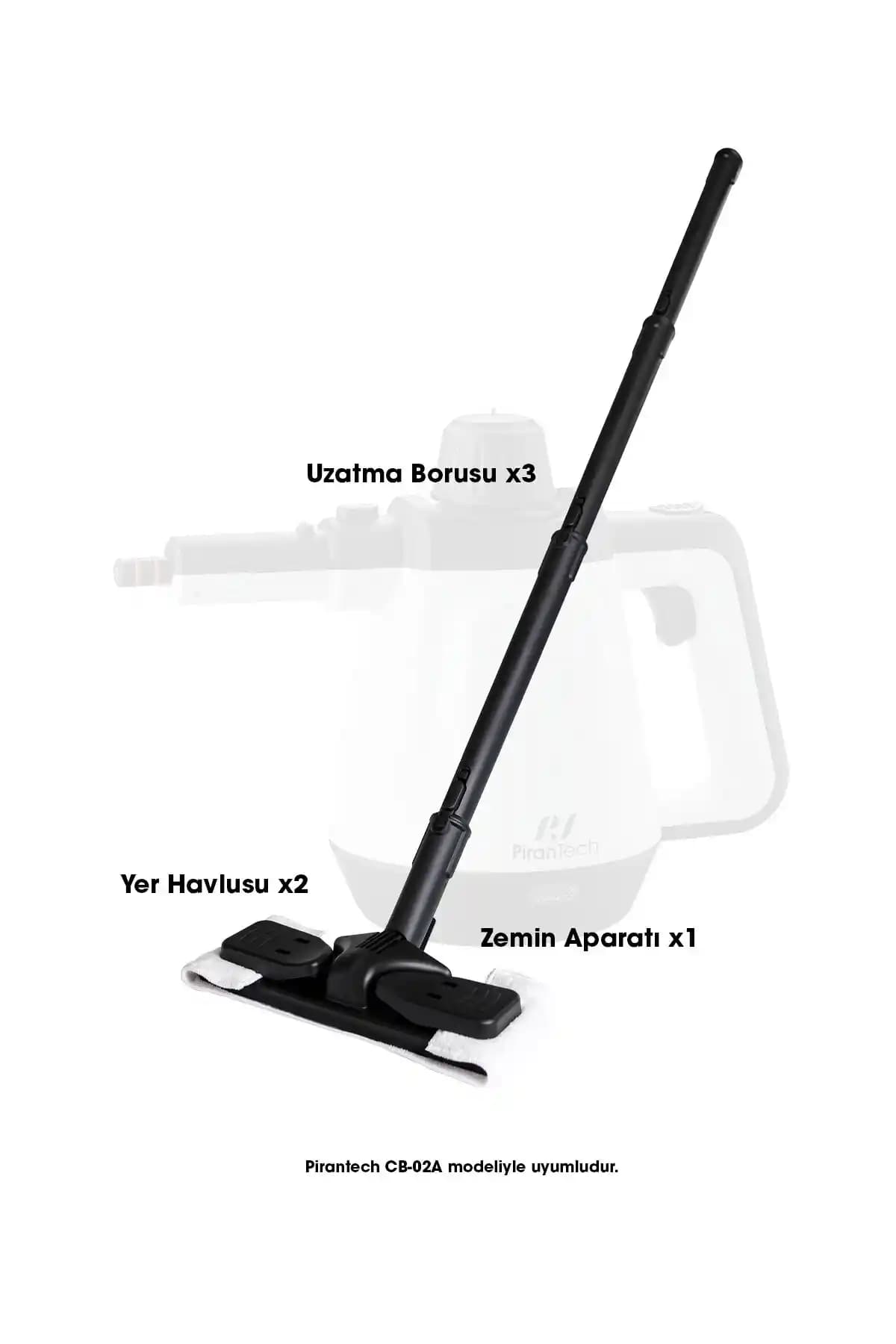 PiranTech CB-02A / CB-902 Buharlı Temizlik Makinesi ve Ek Seti İncelemesi