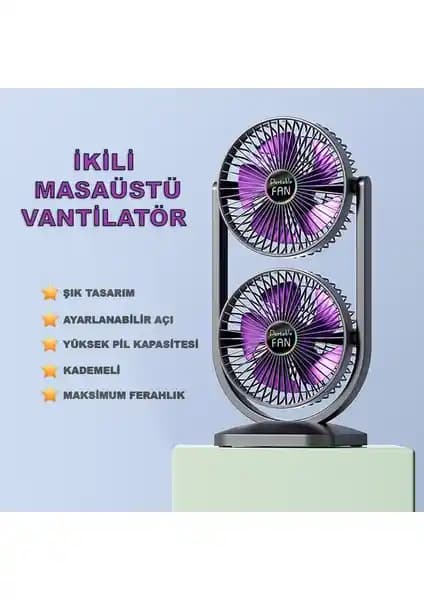 Robeve İkili Fan Vantilatör: Yüksek Performans ve Pratiklik Sunan Taşınabilir Serinletici
