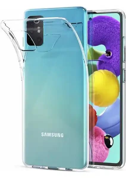 Samsung Galaxy A51 için Şeffaf Silikon Kılıf: Hafif ve Yüksek Koruma Özellikleri