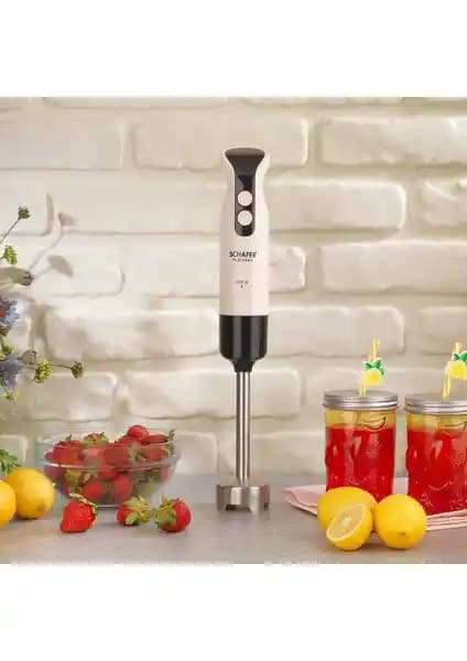 Schafer Meister Çubuk Blender-Krem: Güçlü Motor ve Çok Fonksiyonlu Tasarım Özellikleri