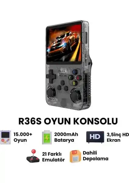 Seyutech R36S Oyun Konsolu: Yüksek Çözünürlüklü Ekran ve Geniş Oyun Kütüphanesi ile Taşınabilirlik