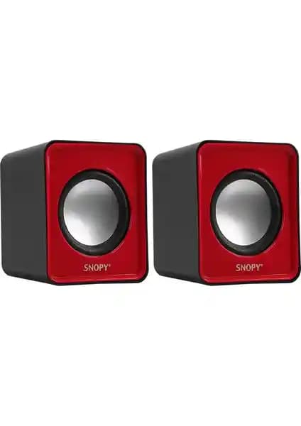Snopy Sn-66 2.0 Kırmızı USB Hoparlör İncelemesi ve Teknik Özellikler
