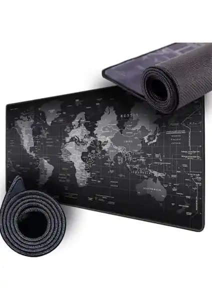Somic Büyük Boy XXL Dünya Haritası Desenli Mouse Pad Yüksek Kaliteli Oyun Aksesuarı
