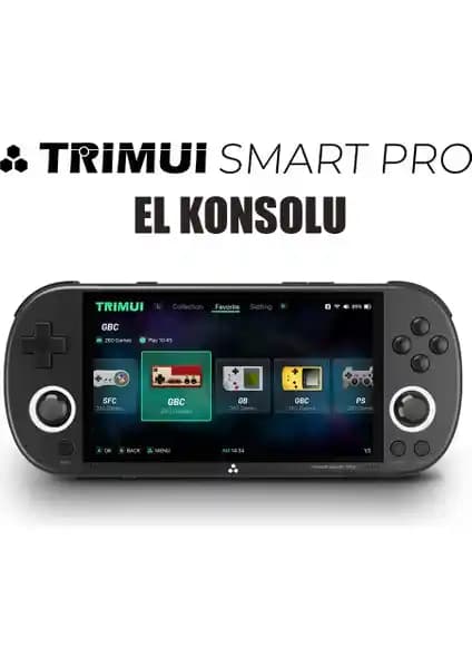 Techstorm Trimui Smart Pro El Oyun Konsolu İncelemesi Yüksek Performans ve Şık Tasarım