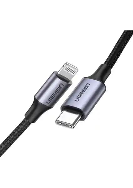 Ugreen örgülü Type-C to Lightning hızlı şarj ve veri aktarım kablosu detaylı inceleme