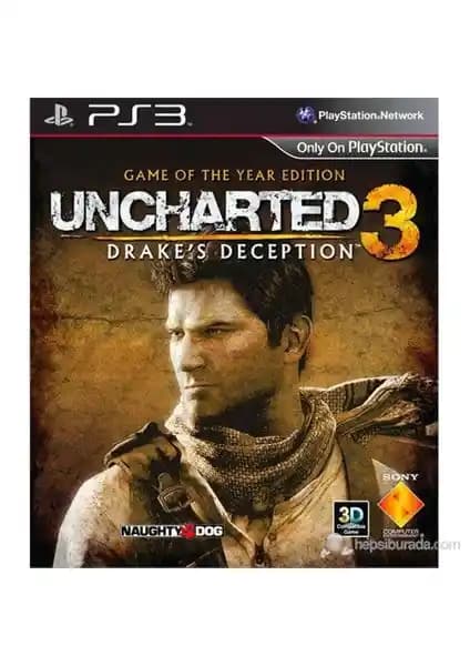 Uncharted 3 Drake'in Aldatmacası Oyun Yılı Sürümü PS3 Türkçe - Zengin İçerikli Aksiyon ve Macera Deneyimi