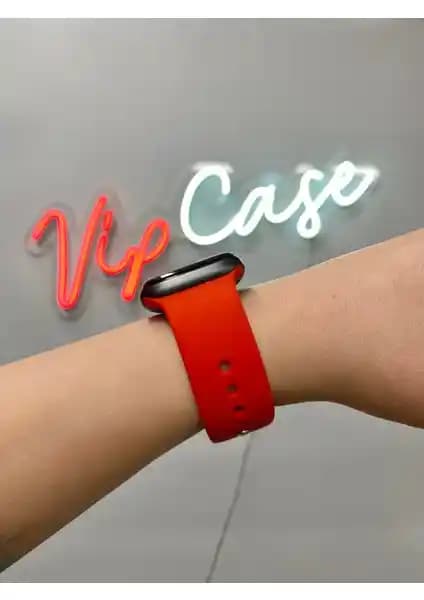 Vip Case 42mm-45mm Apple Watch Silikon Kordonları Dayanıklı ve Renkli Tasarımlarla