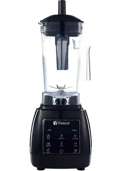 Vosco Home Pro Blender 1600W 2L Siyah Güçlü ve Çok Fonksiyonlu Mutfak Aleti