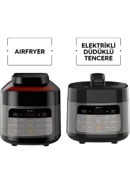 Yasomi Y85 Çok Fonksiyonlu Mutfak Cihazı İncelemesi: Airfryer ve Düdüklü Tencere Özellikleri