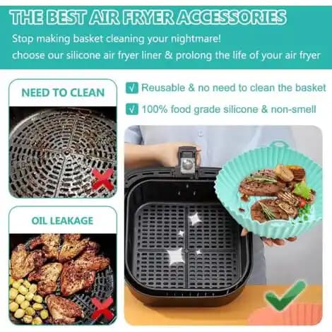 Air Fryer Sepetlerinde Silikon Koruyucuların Önemi ve Kullanım Rehberi