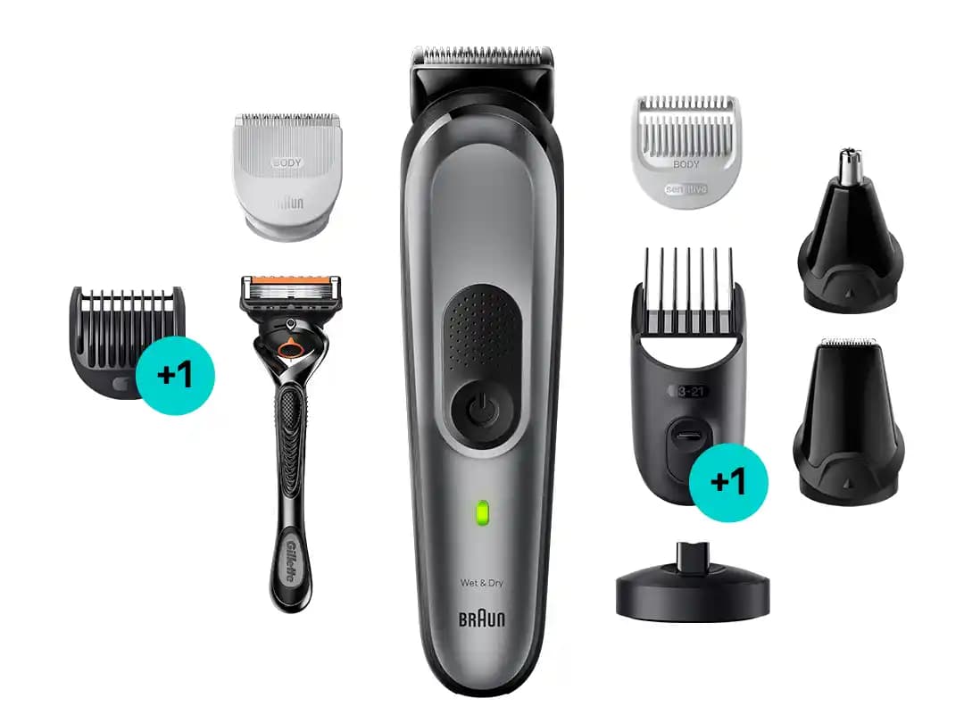 Braun MGK7420: Çok Fonksiyonlu Erkek Bakımında Pratik ve Dayanıklı Tıraş Makinesi