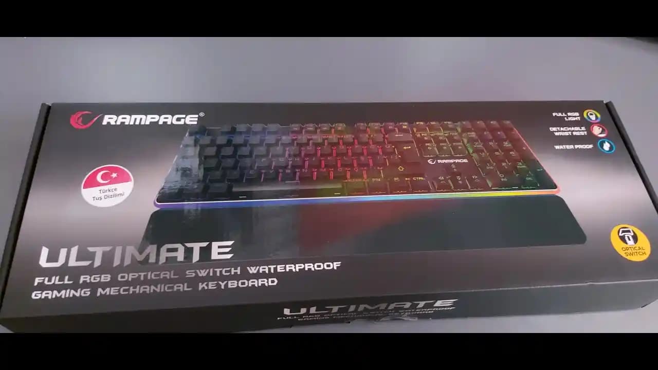 Rampage KBR96: Elektronik Ürün Hakkında Teknik ve Kullanım Bilgisi Eksikliği