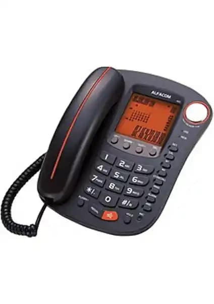 Alfacom 460 Cid Masa Telefonu Siyah Gelişmiş Özellikler ve Kullanıcı Dostu Tasarım