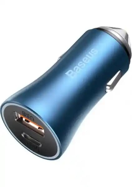 Baseus LED Işıklı Ultra Hızlı Dual PD U+C 40W Araç Şarjı Teknolojik ve Güvenli Çözüm