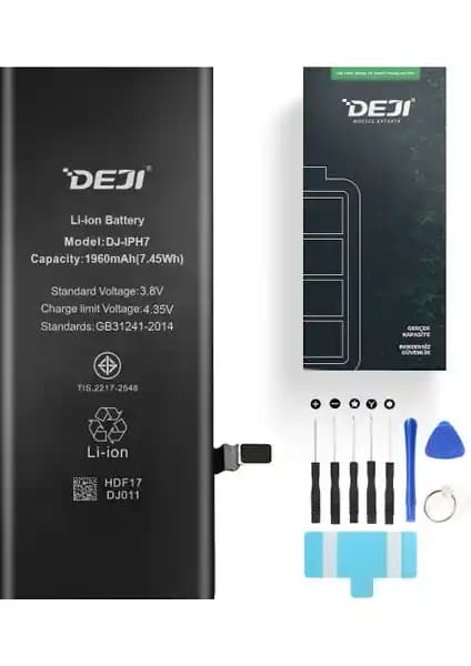 Deji iPhone 7 Batarya: Güç ve Güvenilirlik Sunan Orijinal Yedek Pil Çözümü