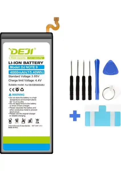 Deji Samsung Galaxy Note 9 Uyumlu Yüksek Kapasiteli Batarya Güvenli ve Uzun Ömürlü Performans