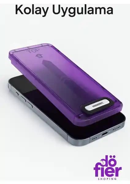 Döfier Apple iPhone 12 Pro Max için Yüksek Kalite Kırılmaz Cam Ekran Koruyucu