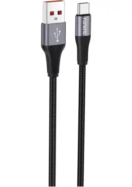 Fibaks USB Type-C 3 Amper 1 Metre Hızlı Şarj ve Veri Aktarım Kablosu