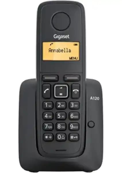 Gigaset A120 Dect Kablosuz Telefon Siyah: Kullanıcı Dostu ve Güvenilir İletişim Çözümü