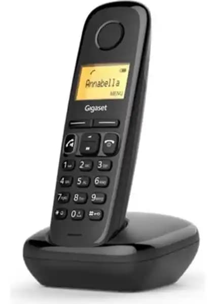 Gigaset A270 Siyah DECT Kablosuz Telefon: Modern ve Ergonomik İletişim Çözümü
