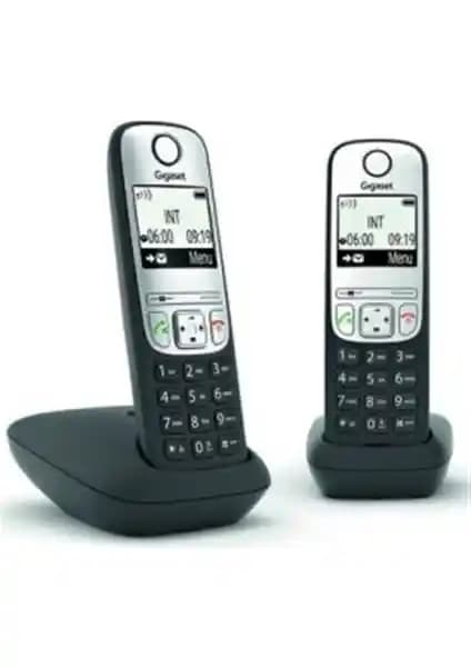 Gigaset A690DUO Siyah Dect Telefon Modern Tasarım ve Üstün Fonksiyonlar