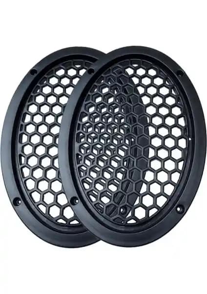 Hazego 6x9 Oval Hoparlör Kapakları Otomobil Ses Sistemleri Koruma ve Estetik Çözüm