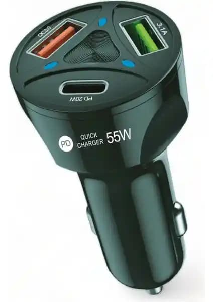 Leastra 3 Çıkışlı Destekli Oto Çakmaklık Şarj Aleti: Güç ve Verimlilik Bir Arada