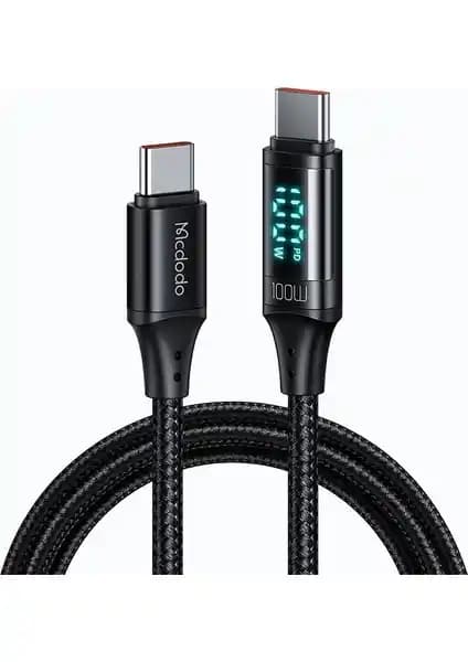 Mcdodo CA-1100 100W Type-C Kablosu: Hızlı Şarj ve Veri Aktarımı İçin Modern Tasarım