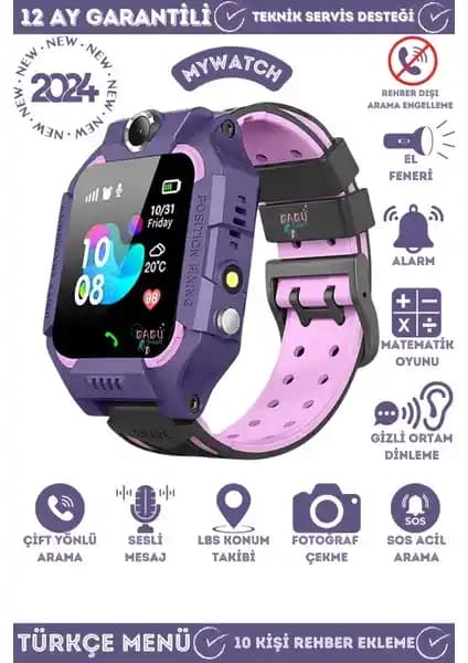 My Watch Q19 Çocuklar İçin Güvenlik ve Takip Özelliklerine Sahip Akıllı Saat