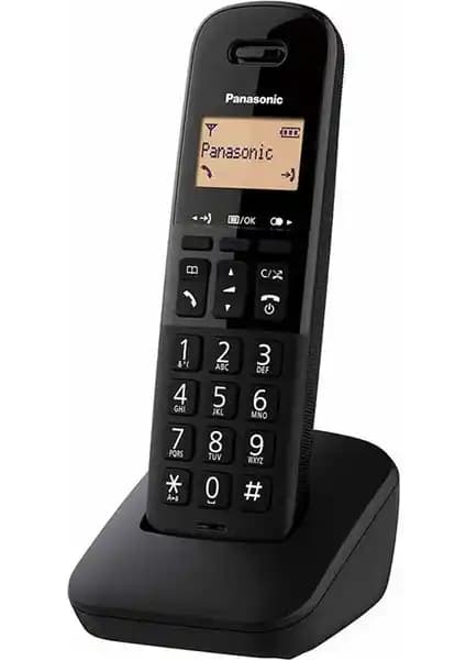 Panasonic KX-TGB610 Siyah DECT Telefonu Modern Tasarım ve Güçlü Özellikler