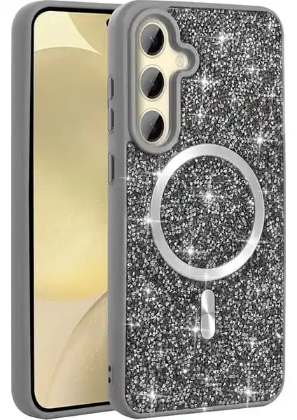 Samsung Galaxy S24 Fe için Şık ve Koruyucu Kristal Görünümlü Kılıf Tasarımı