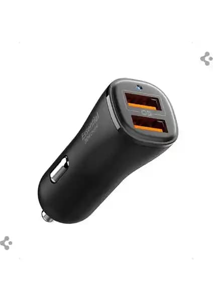 Spigen 30W USB-A 2 Port Araç İçi Hızlı Şarj Adaptörü Güç ve Güvenlik Bir Arada