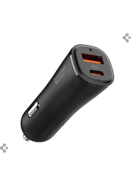 Spigen 48W USB-C 2 Port Araç İçi Hızlı Şarj Aleti Güç ve Güvenlik Bir Arada