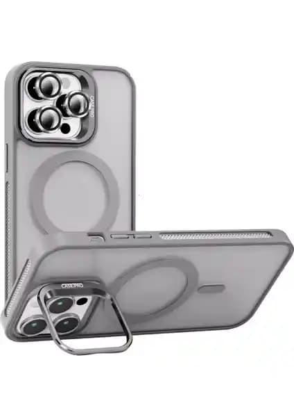 Turkuaz Renkli Magsafe Destekli Sert Silikon Kılıfı iPhone 13 için Güncel ve Dayanıklı Tasarım