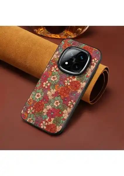 Xiaomi Redmi Note 14 Pro Plus 5G için şık ve dayanıklı vintage kumaş kılıf seçeneği