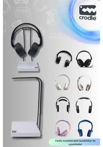 Crodle Mat Siyah Kaymaz Tabanlı Stant ile Fobun Evrensel Kulaklık Standı Karşılaştırması