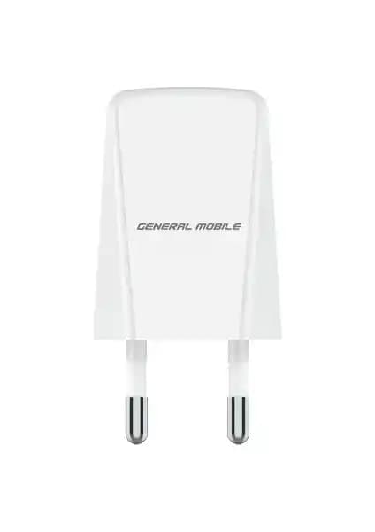 General Mobile 5W USB Şarj Adaptörü: 5V/1A Çıkışlı, Küçük Cihazlar için Güvenli Ev Şarjı